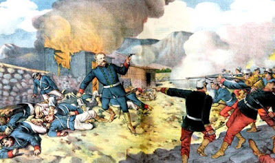 Batalla de Tarapacá Ilustración de lo que fué la Batalla de Tarapacá