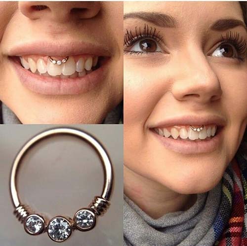 taşlı smiley piercing çeşitleri taşlı smiley piercing çeşitleri
