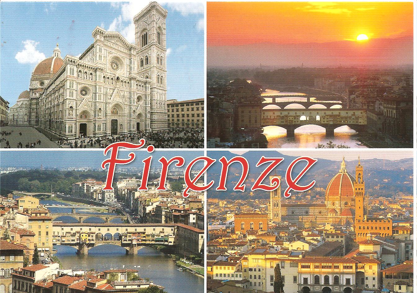 MY POSTCARDPAGE ITALY FlorenceUNESCO