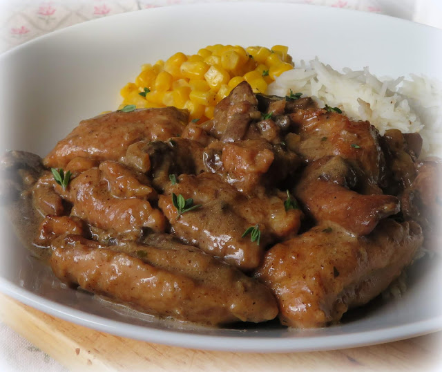 Balsamic Chicken & Mushrooms