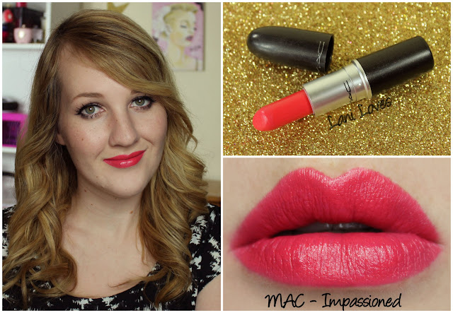 MAC Impassioned lipstick swatch