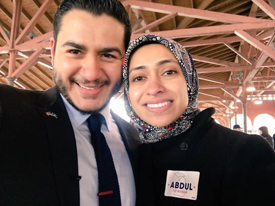 Dr El-Sayed with his wife Sarah
