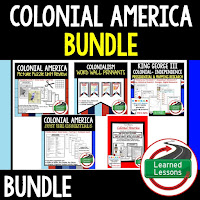 Colonialism, American History Timelines, American History Word Walls, American History Test Prep, American History Outline Notes, American History by President Research, American History Mapping Activities, American History Biography Profiles, American History Interactive Notebooks
