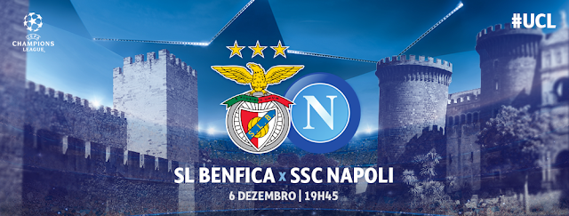 Benfica x Napoli (6/12/2016) - Horário, Prognóstico e TV (Champions League)