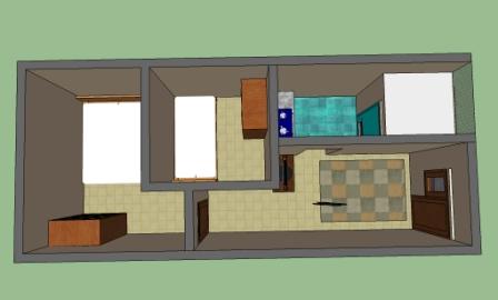 Desain Rumah Kontrakan 3 Petak - Tukang Bangun Rumah