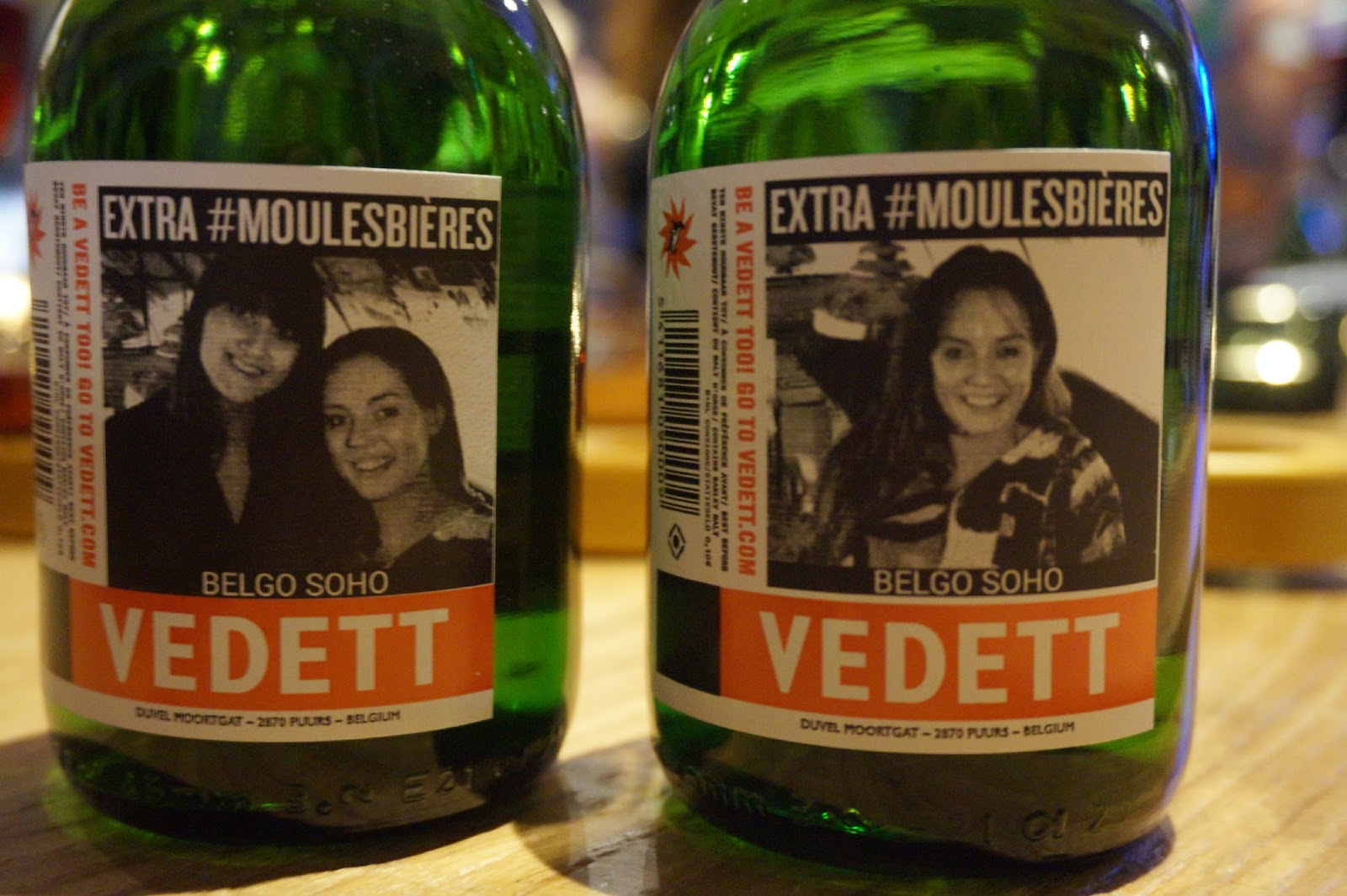 bottles of vedett beer
