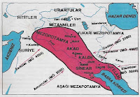 Mezopotamya medeniyetleri harita