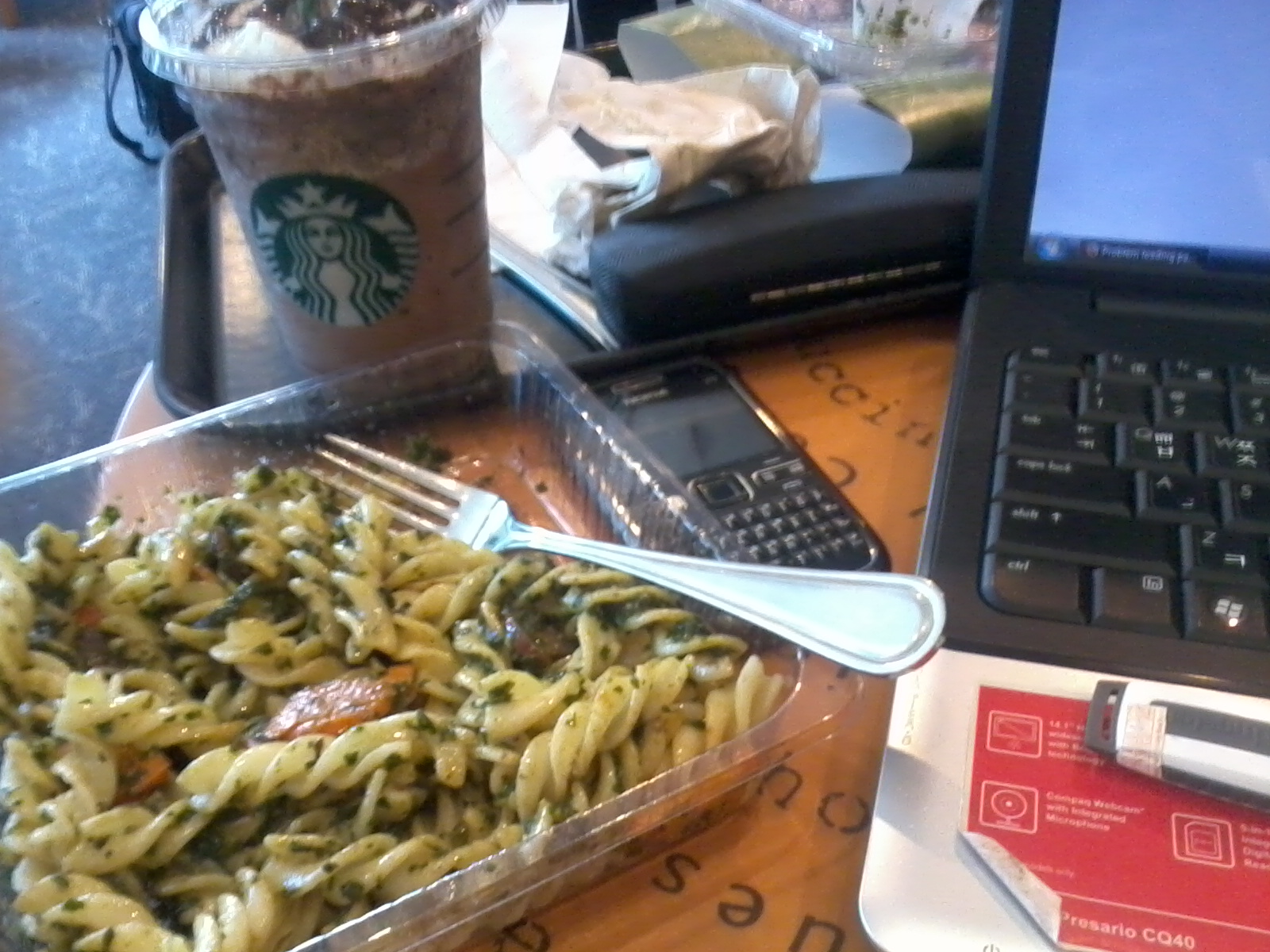 chefinthemaking STARBUCKS� PESTO PASTA SALAD
