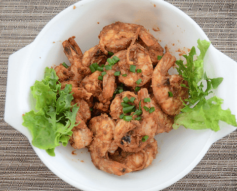 Grilled Asam Prawns