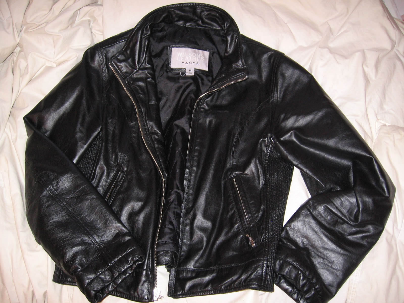 Girl Got Glitter: Ultimate Thrift: Wilsons Leather Jacket for Under $50