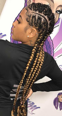 19+ Afro Braid Hairstyles Ponytails with Weave That Will Attract Beauty Braided hairstyles are a piece of art and our next choose proves that 19+ Afro Braid Hairstyles Ponytails with Weave That Will Attract Beauty