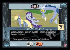 My Little Pony Highly Contagious Absolute Discord CCG Card