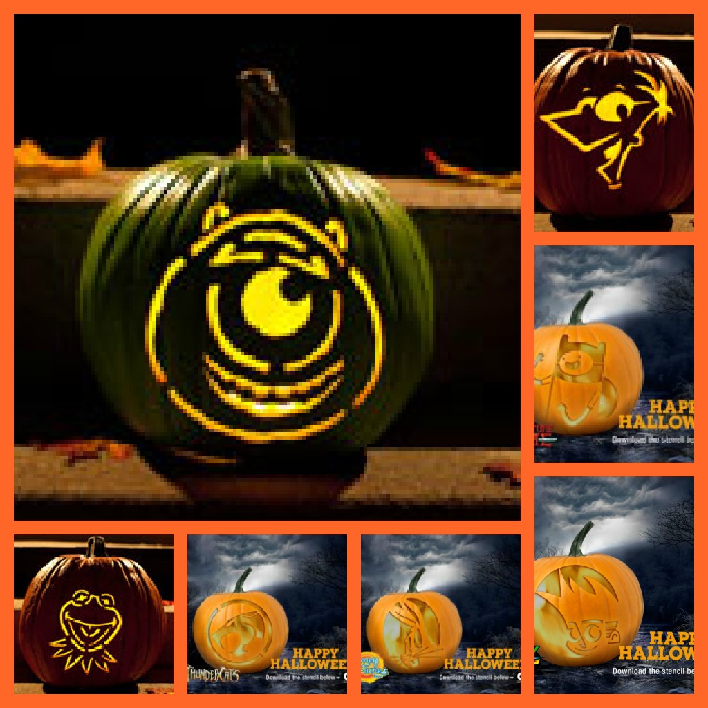 Textbook Mommy: Fun Character Pumpkin Carving Stencils