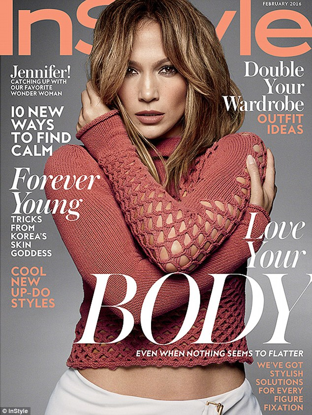 J Lo Shows Off Her Hot Bod On The Cover Of Instyle Magazine Kif0784 