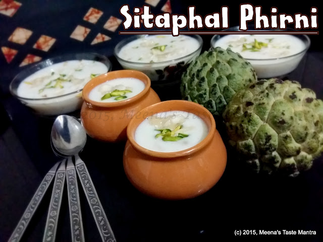 Sitaphal Phirni