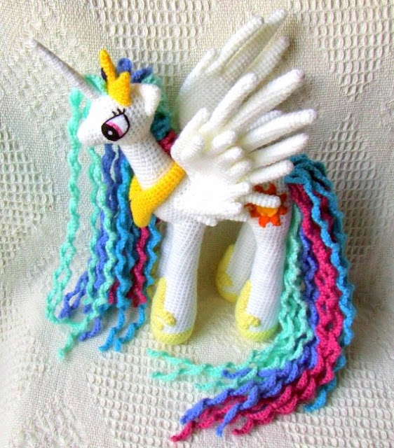 Princess Celestia My Little Pony Crochet Pattern