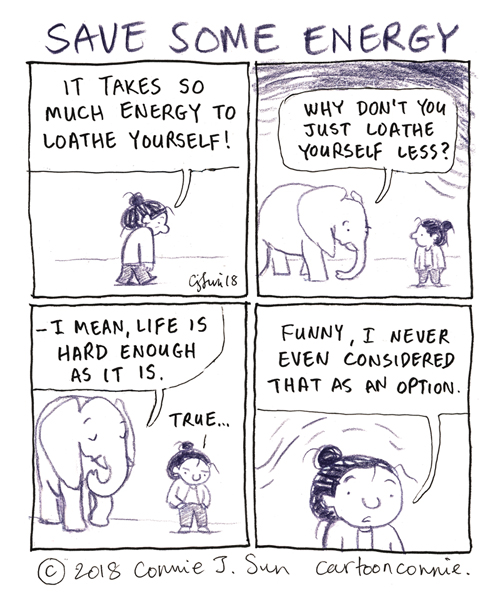 cartoonconnie comics blog Save Some Energy