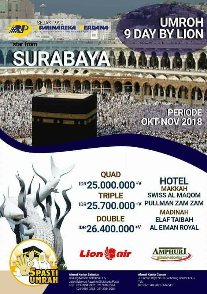 Paket Umroh Arminareka Perdana 2020