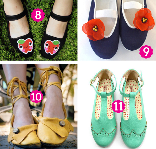 STYLE Fun Flats Neon Rattail