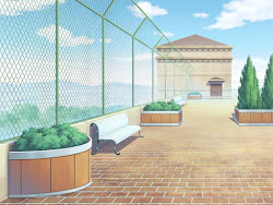anime park background landscape