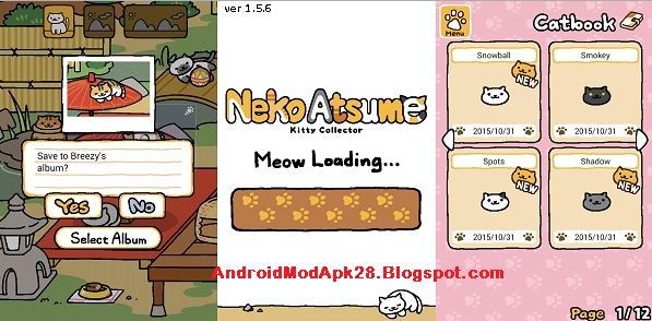 Download Neko Atsume Mod Apk Unlimited Gold Fish