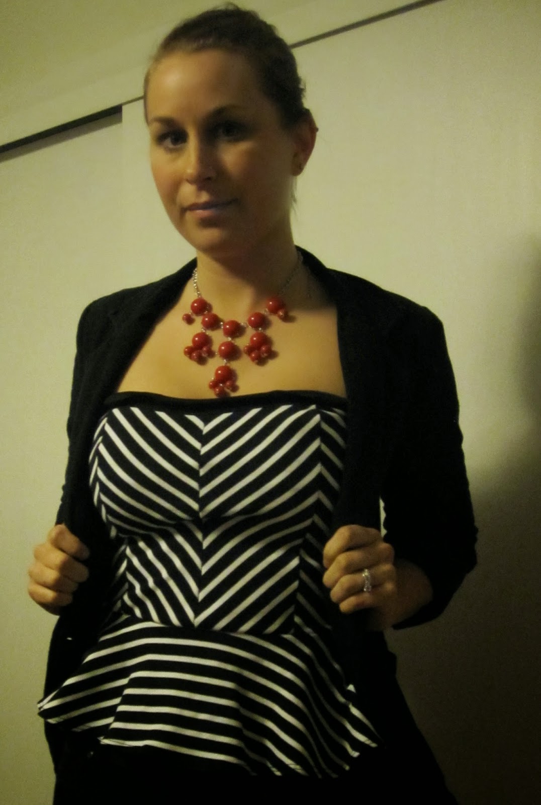 LowBudget Fashionista Peplum Top Featuring Sugar Love Boutique