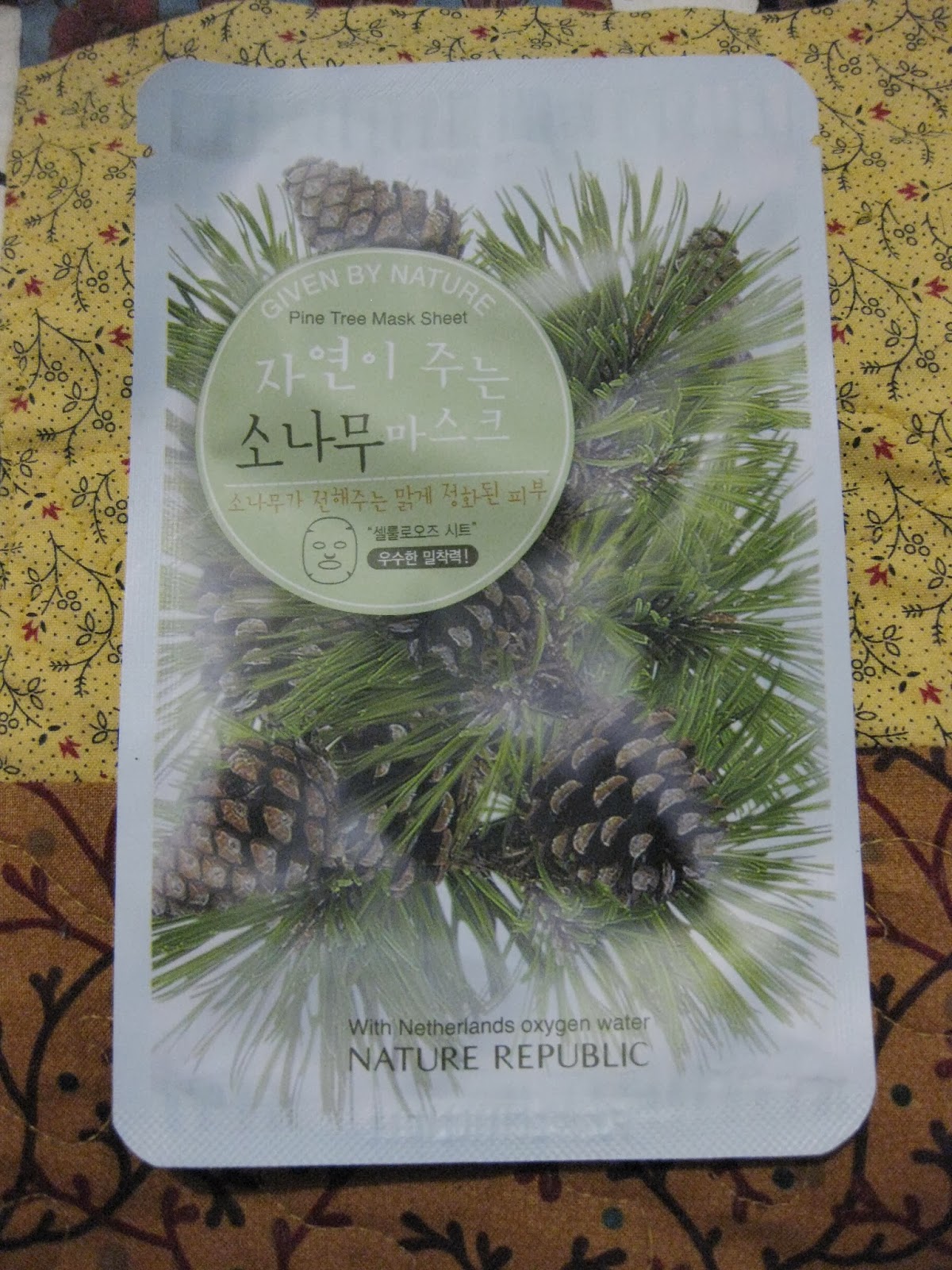 Review Nature Republic Pine Tree Mask Sheet