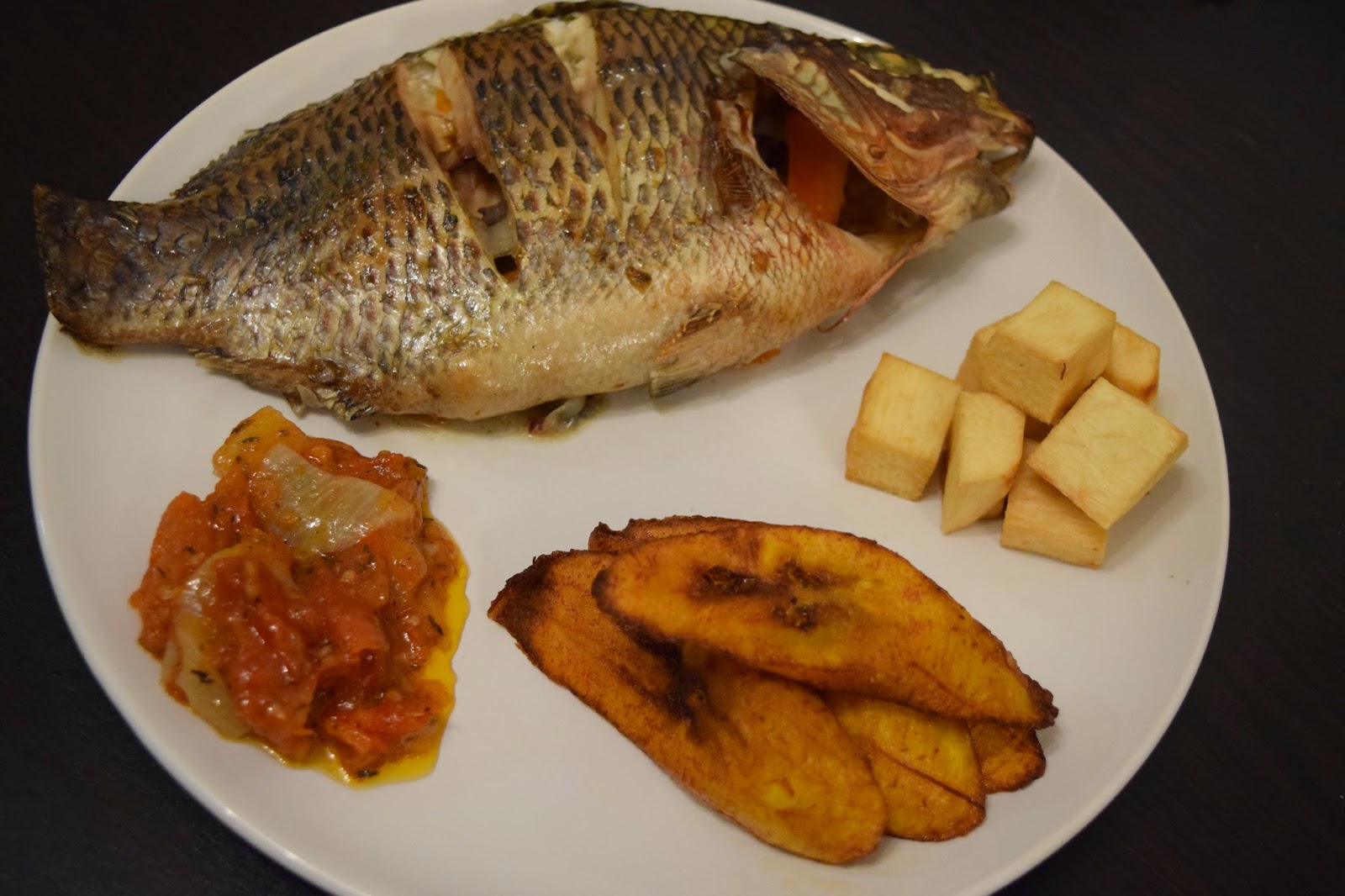 Onidodo Oven Baked Tilapia Fish