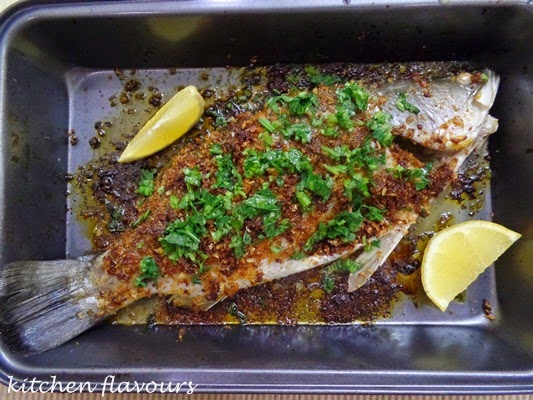 kitchen flavours: Spanish Baked Fish