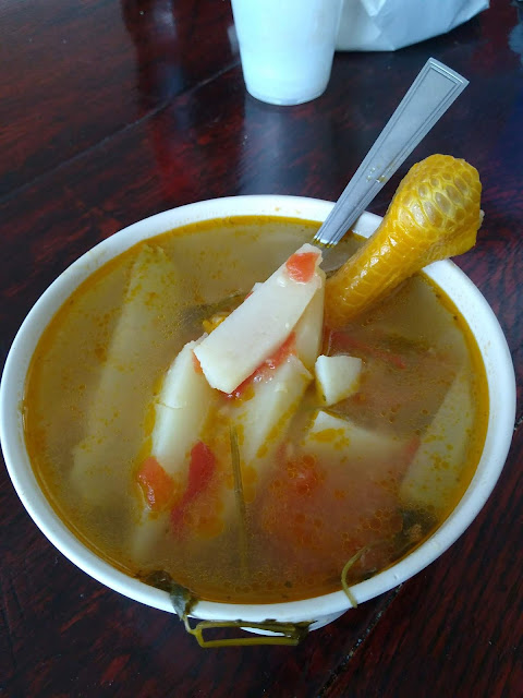 Salvadoran chicken soup. Mexico City. November 2018.