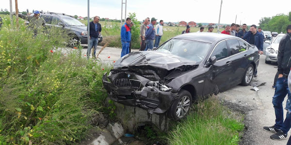 Accident cu patru mașini la Braniște