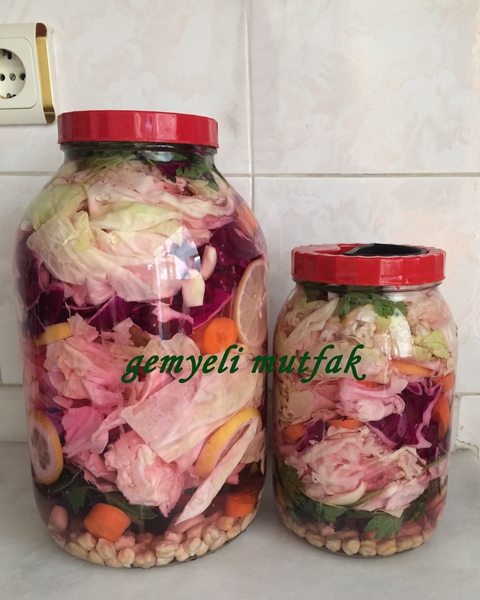 Citir Citir Beyaz Lahana Tursusu Resimli Oktay Usta Yemek Tarifleri Yemek Tarifi
