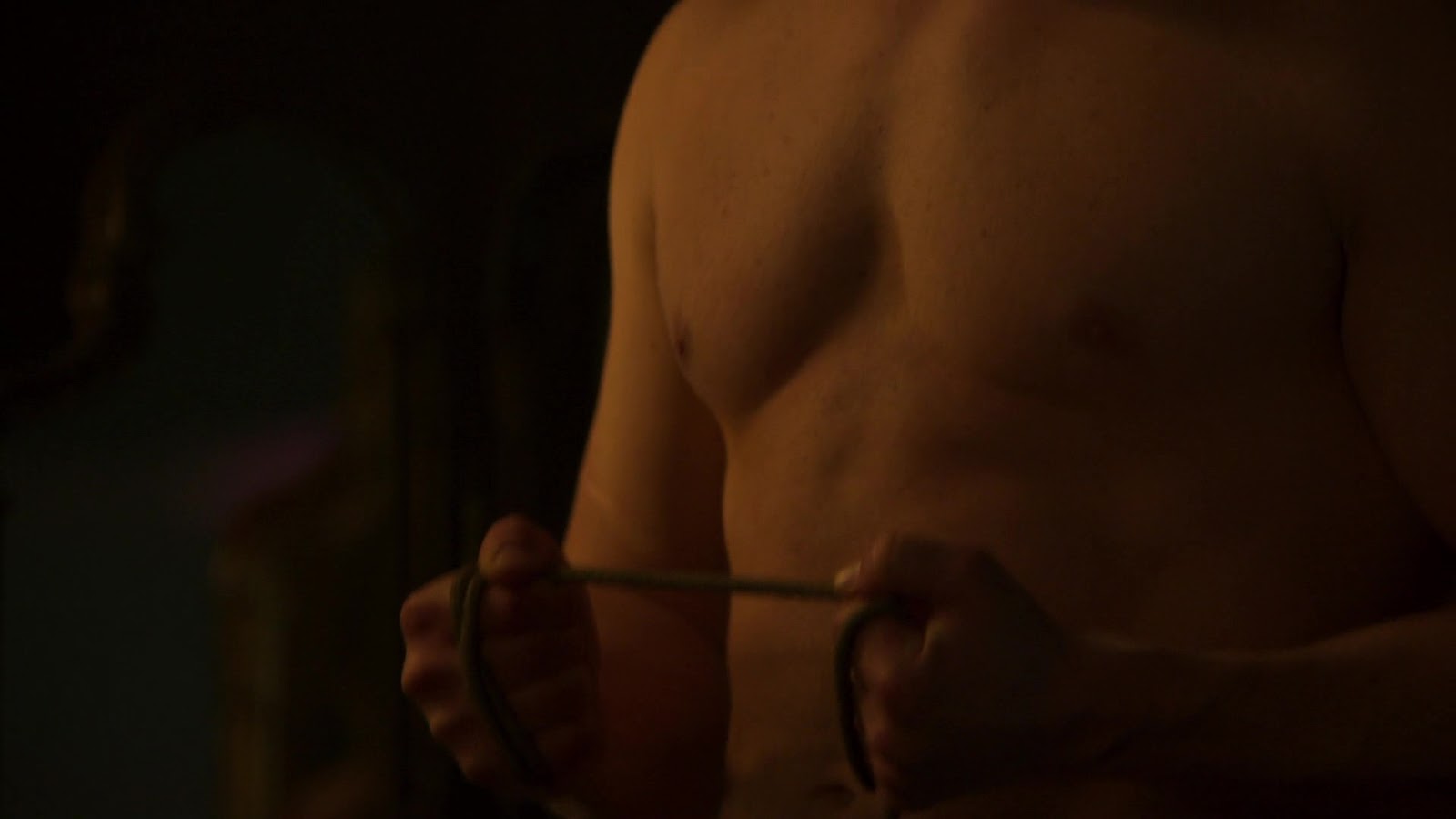 Sam Cassidy shirtless in Guilt 1-07 "A Fall From Grace" 