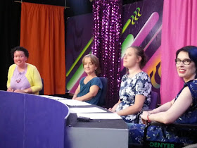 Australian disability bloggers on the set of No Limits - Carly Findlay, Leisa Prowd, Hayley Cafarella and Michelle Roger