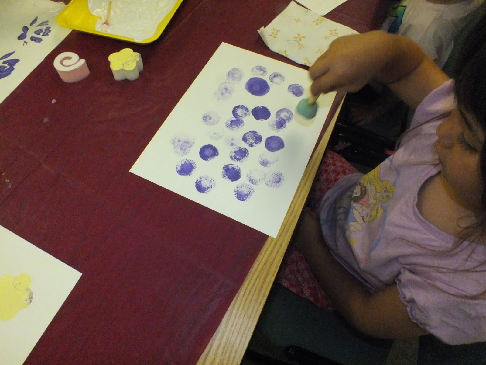 Christie's Creative Cupboard Preschool Paint Exploration