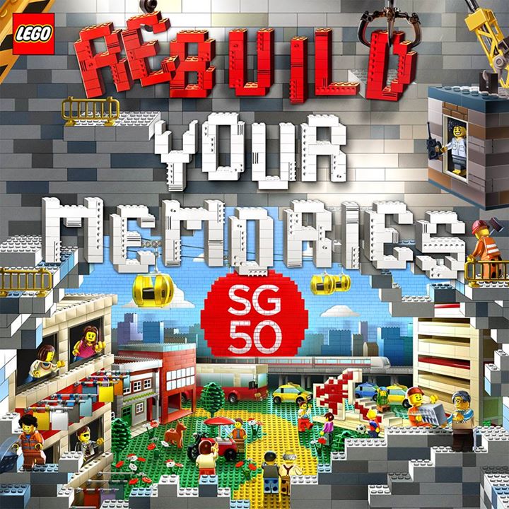 LEGO Rebuild your memories SG50 @ Raflles City