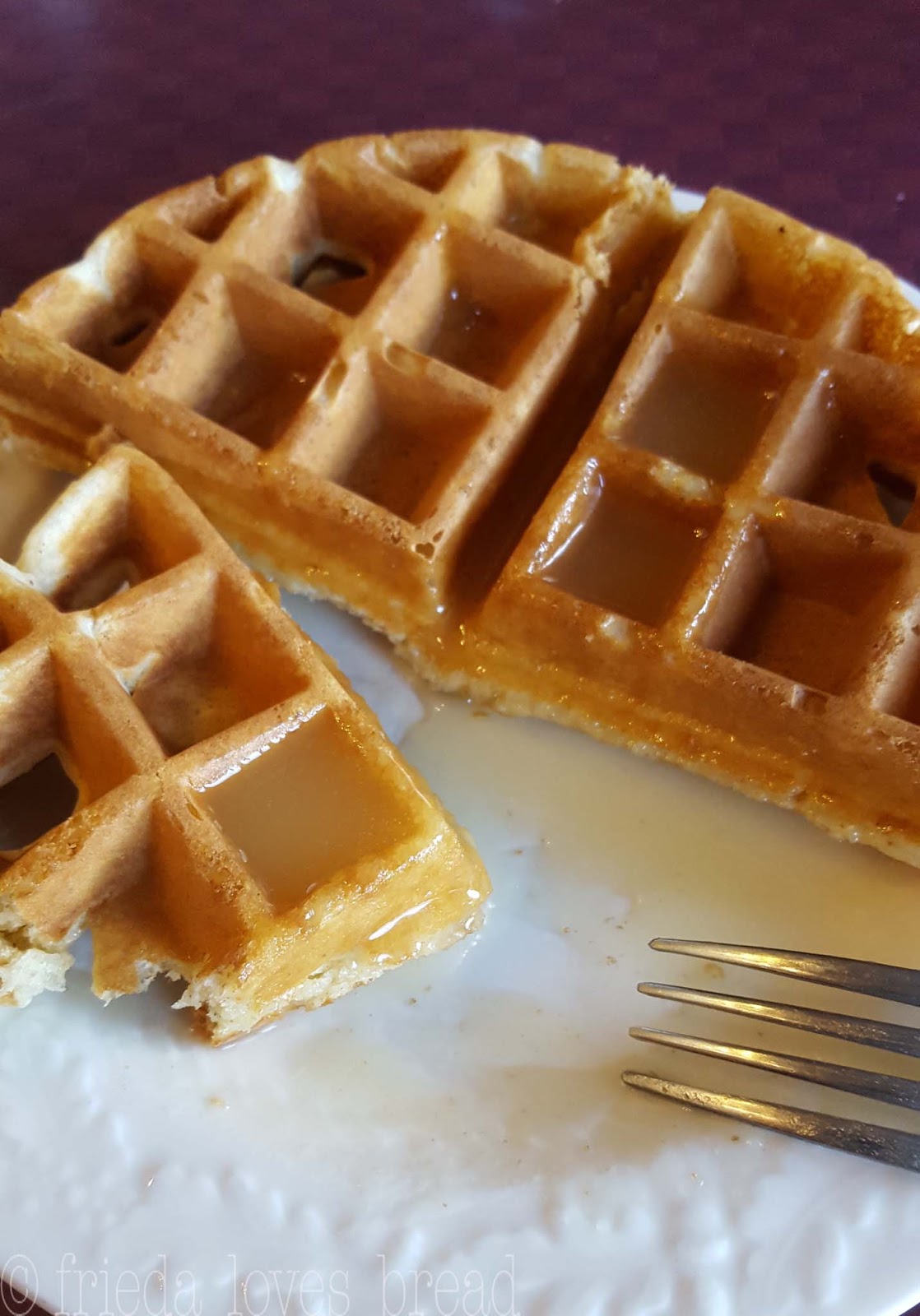 Frieda Loves Bread Gingerbread Waffles & Buttermilk Syrup