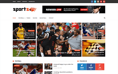SportsMag Magazine Blogger Theme SportsMag Magazine Blogger Theme