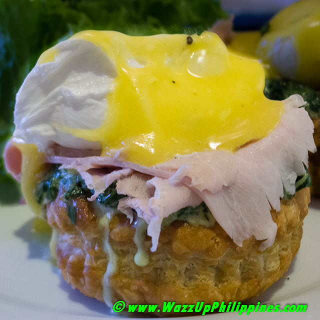 Eggs Florentine in a Boat with Homemade Ham