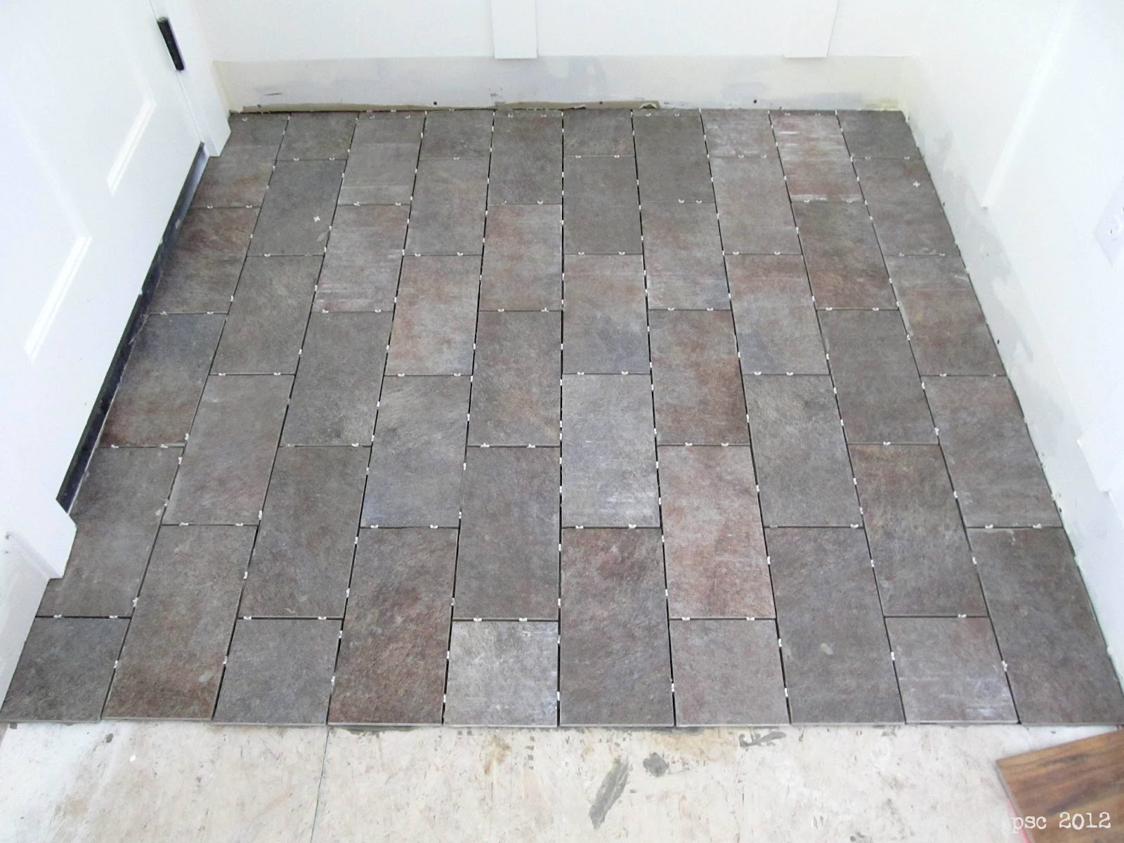 Pickup Some Creativity First tile job