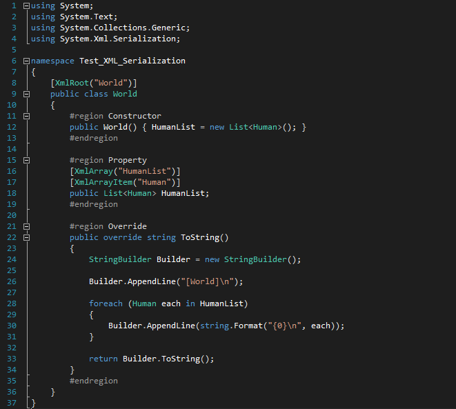 CodeGenerater [C] Xml Serialization Example ( Directly Write and Read