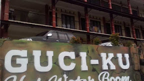 Tourism beautiful of Guci hot water in Tegal