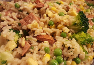 Vegetarian special 5 minute egg fried rice from Iceland