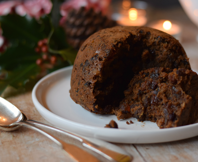 Only Crumbs Remain: Christmas Pudding with Chocolate Orange