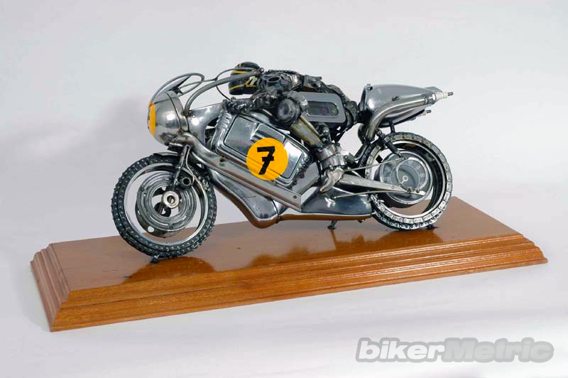 barry sheene motorcycle sculpture | james corbett
