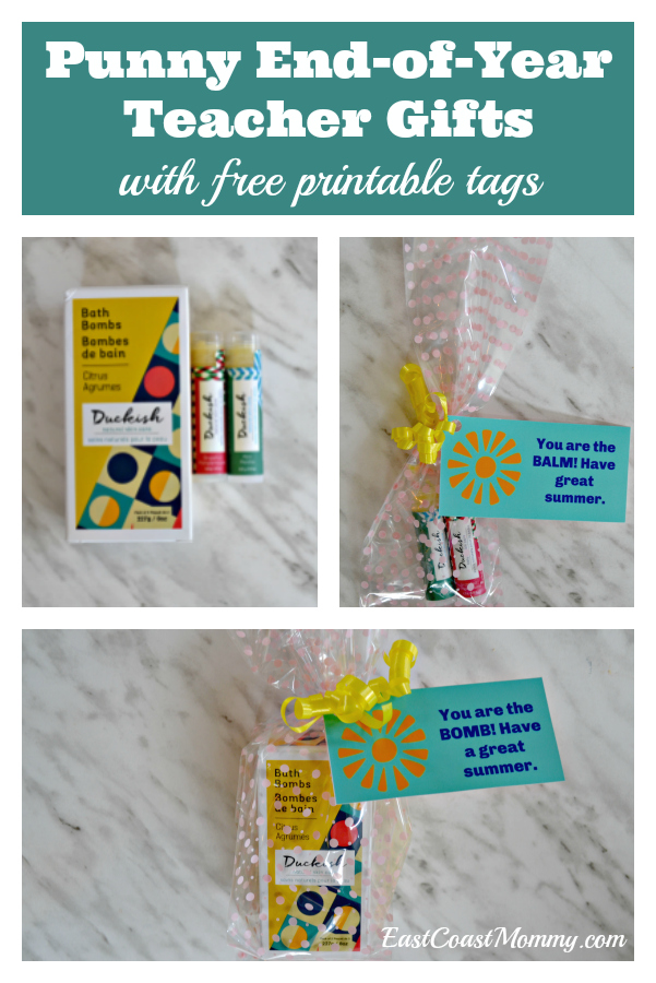 East Coastline Mommy: Punny Conclude of Yr Instructor Present Strategies photo about You're the Balm Teacher Free Printable known as East Coastline Mommy: Punny Stop of 12 months Instructor Reward Designs