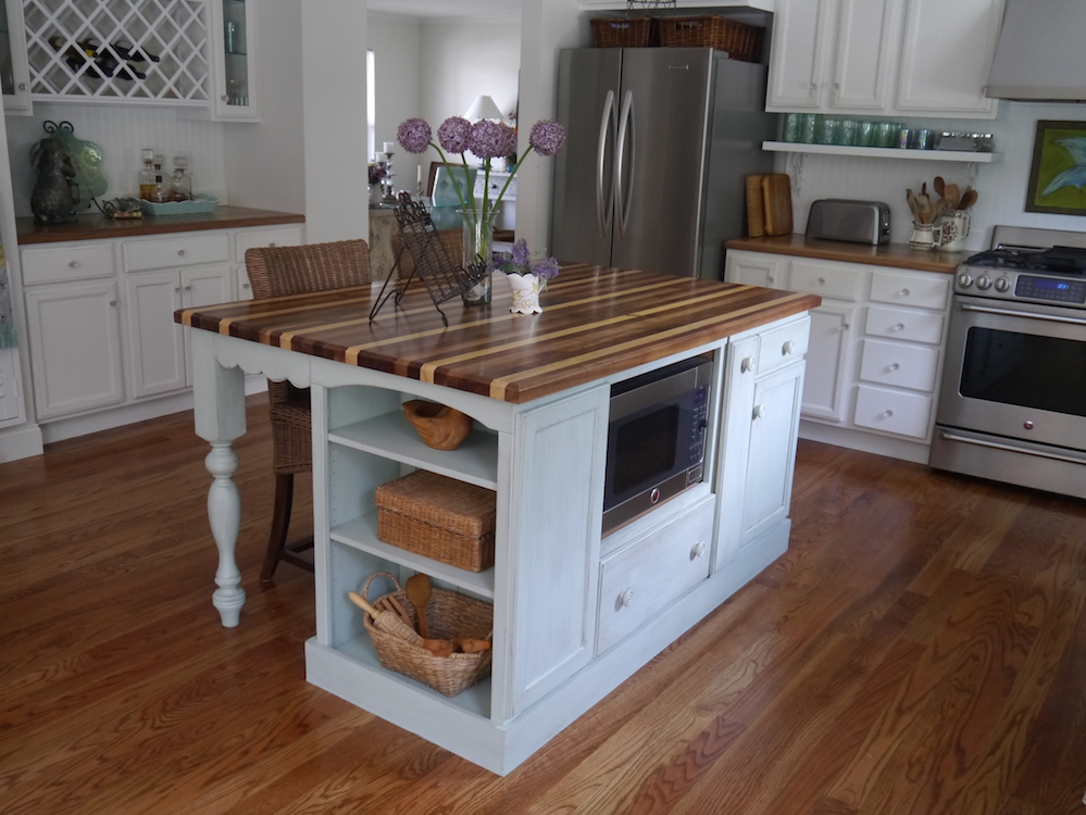 Cynthia Cranes Art And Gardening Goodness Part 3 Ranch Home Cottage Kitchen Island After