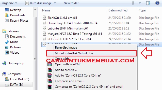 Cara Mount File ISO Di Windows 7 Tanpa DVDRW Cara Mount File ISO Di Windows 7 Tanpa DVDRW