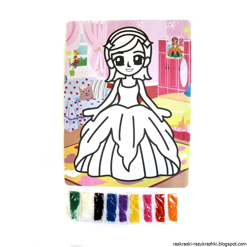 Игры Для Девочек Раскраска Песком