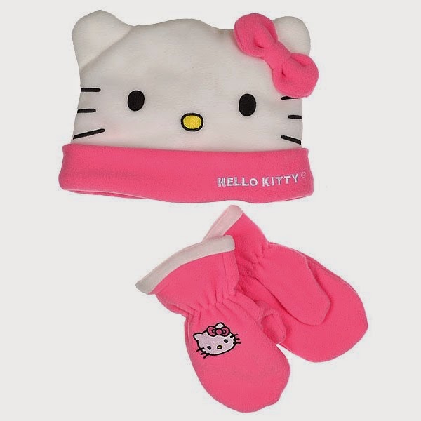Gambar Topi Hello Kitty Lucu Penutup Kepala Sarung Tangan Hello Kitty 